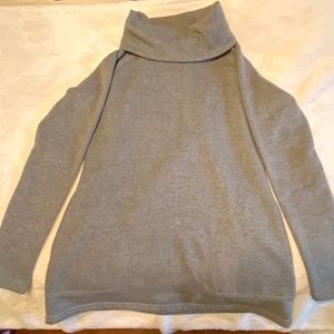Gray turtle neck sweater dress